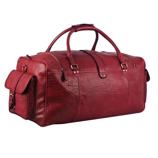 Tannery Red Duffle Bag