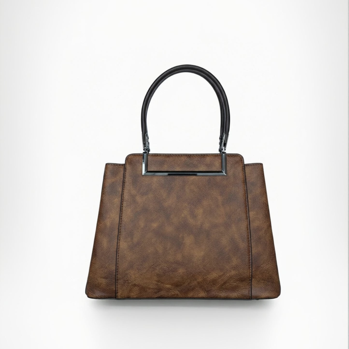 The Terracotta Traveler: Classic Structured Satchel