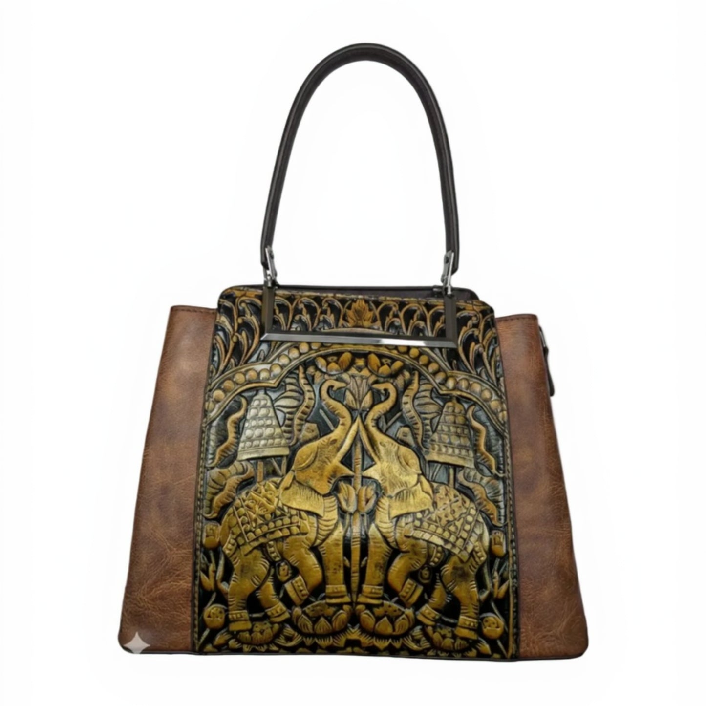 The Terracotta Traveler: Classic Structured Satchel