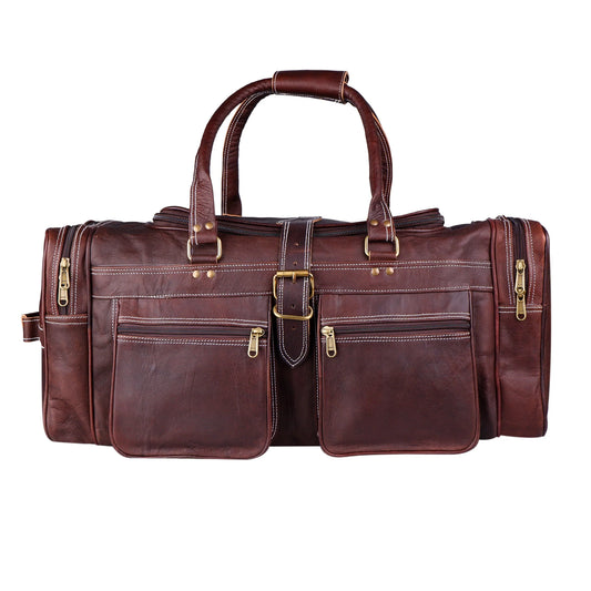 Rich Mahogany Leather Bag
