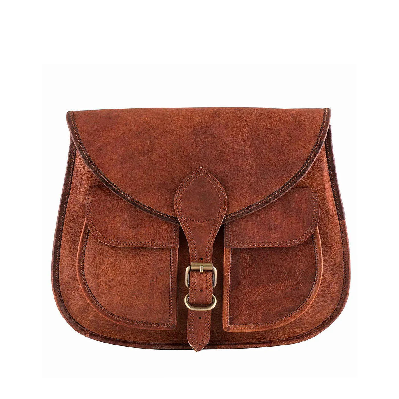 TanneryLuxe Nomad's Flap Crossbody Bag