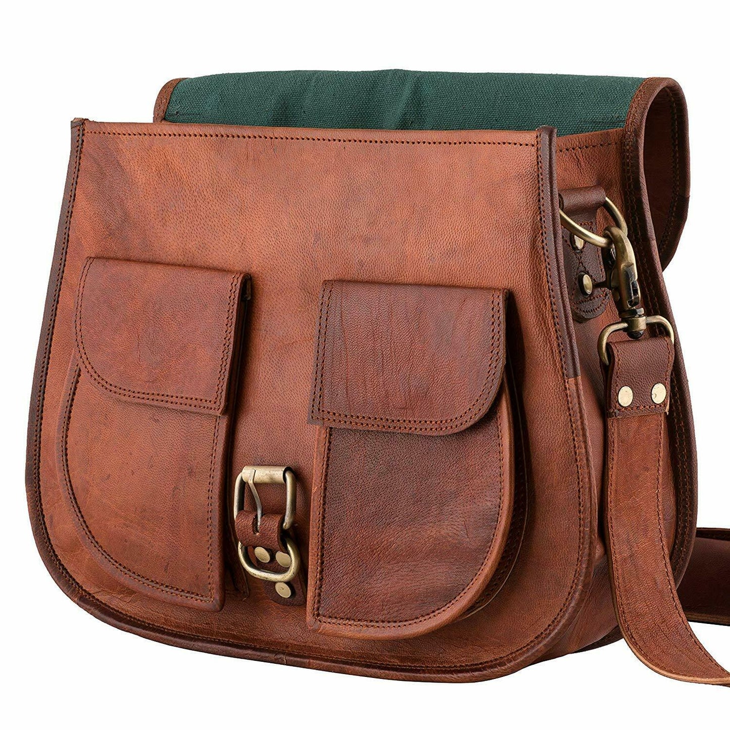 TanneryLuxe Nomad's Flap Crossbody Bag